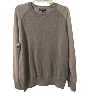 Banana Republic Brown Crewneck Sweater with Raglan Sleeves